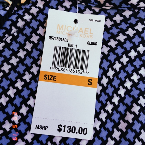 Black, White & Black Michael Kors Blouse - Picture 5 of 6